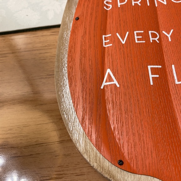 NWT Sturdy, Stand-Up, Outdoor/Indoor Fall Pumpkin Decor: Wood/Metal/Embellished - Picture 6 of 9